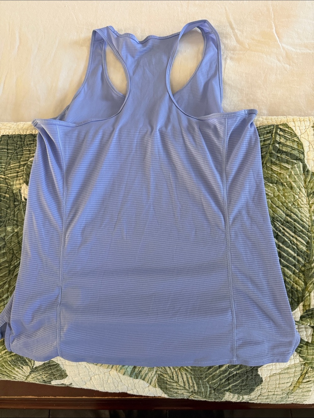 Patagonia Light Periwinkle Racerback Performance Tank - Picture 3 of 4